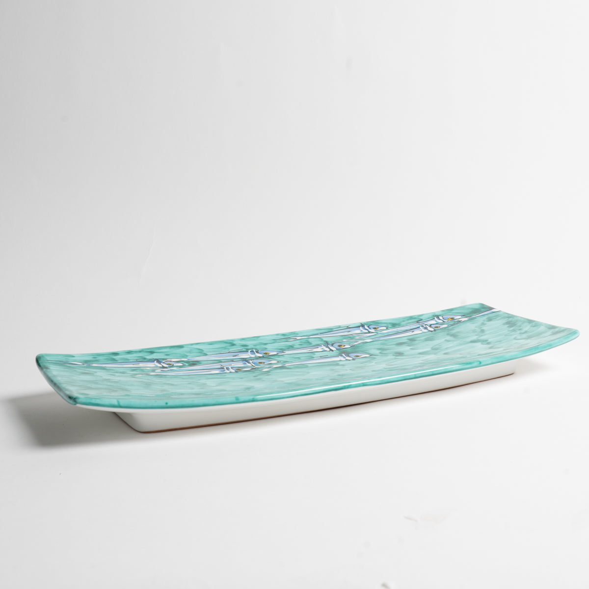 Sushi alici fondo verde