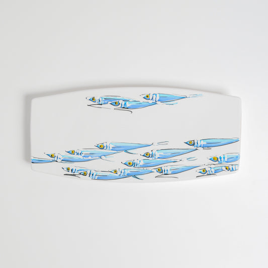 Anchovies sushi dish