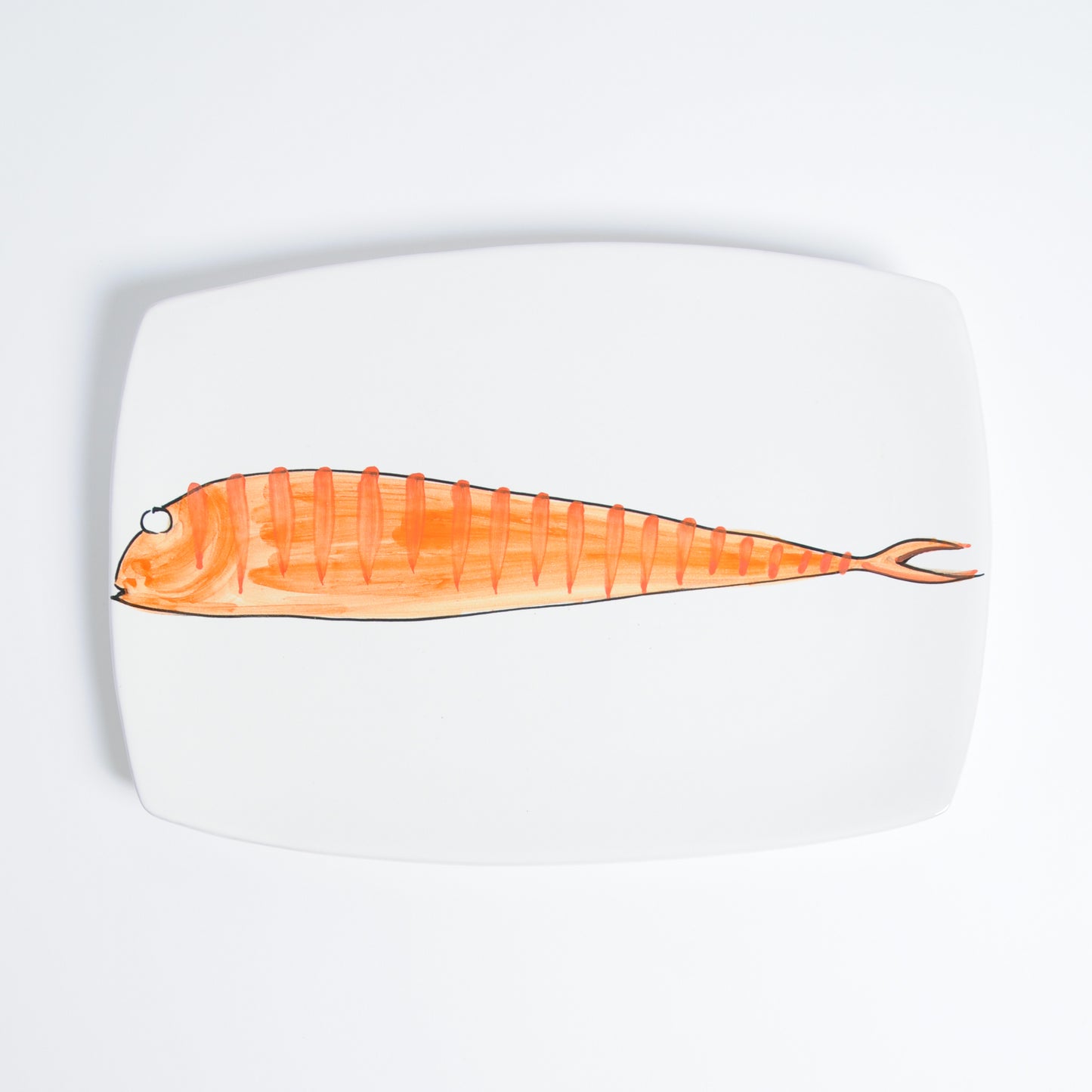 Piatto sushi triglia arancione