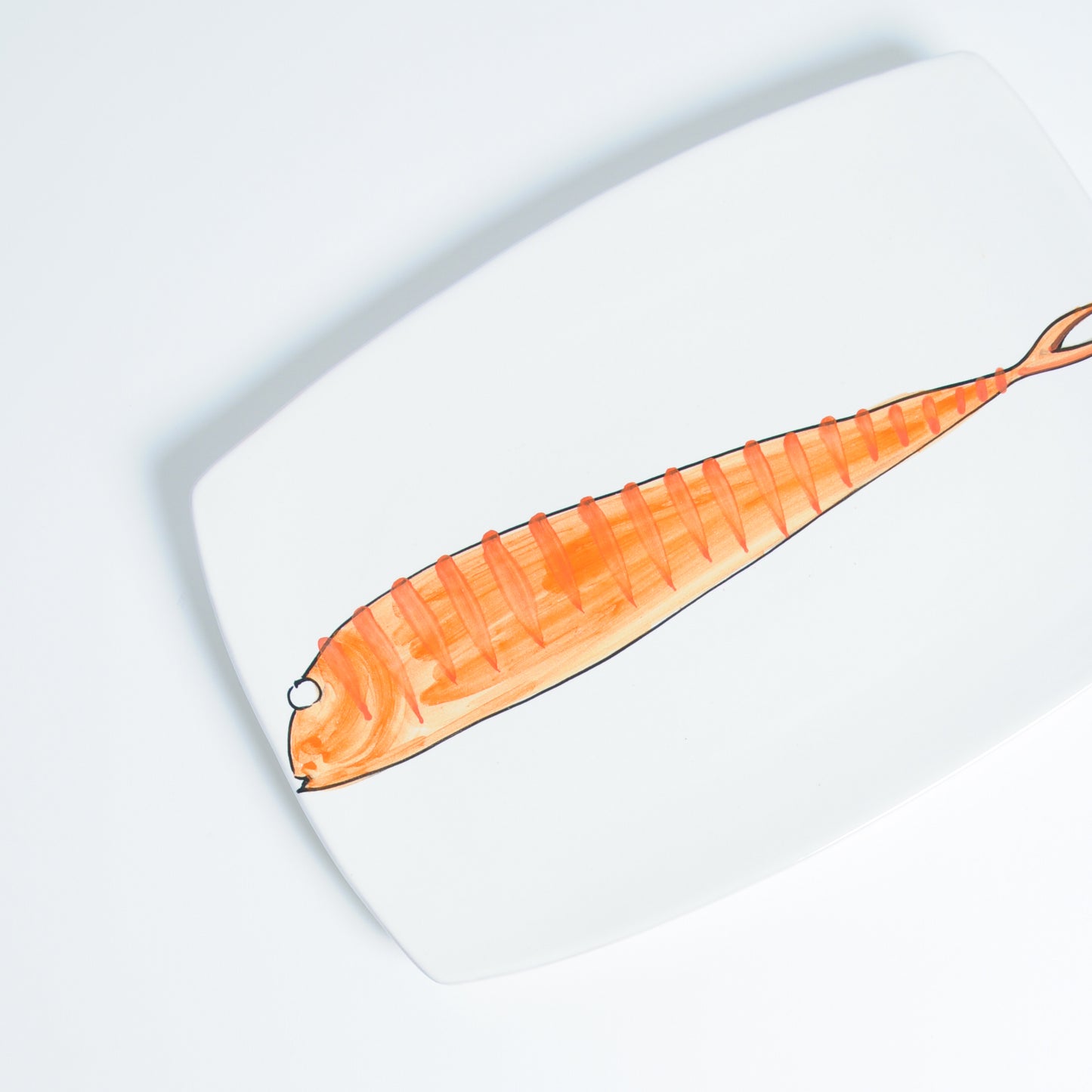 Piatto sushi triglia arancione
