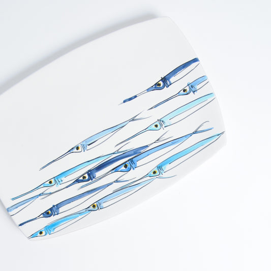 Garfish on the move sushi dish