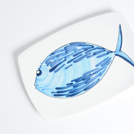 Blue bream sushi dish