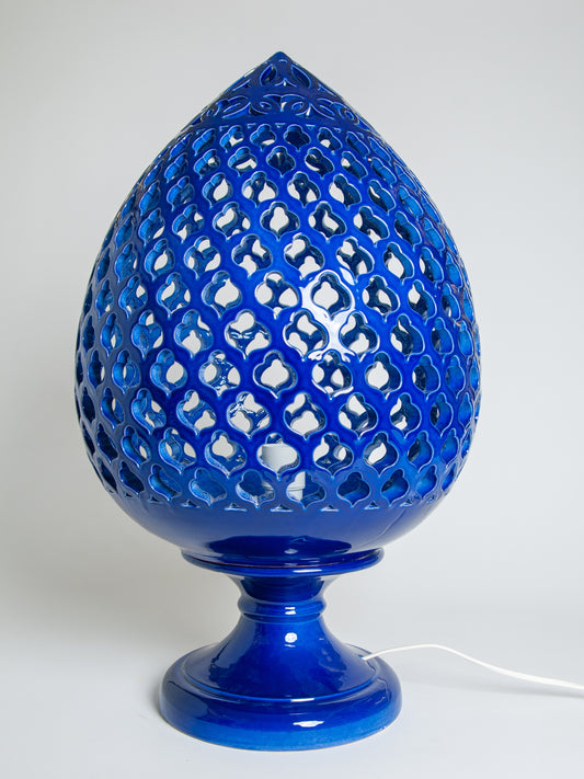 Blue pierced lamp 1