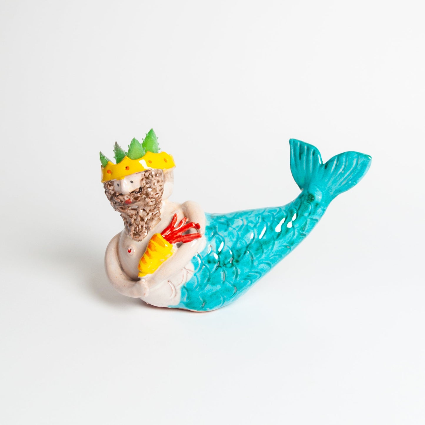 Sirena uomo turchese