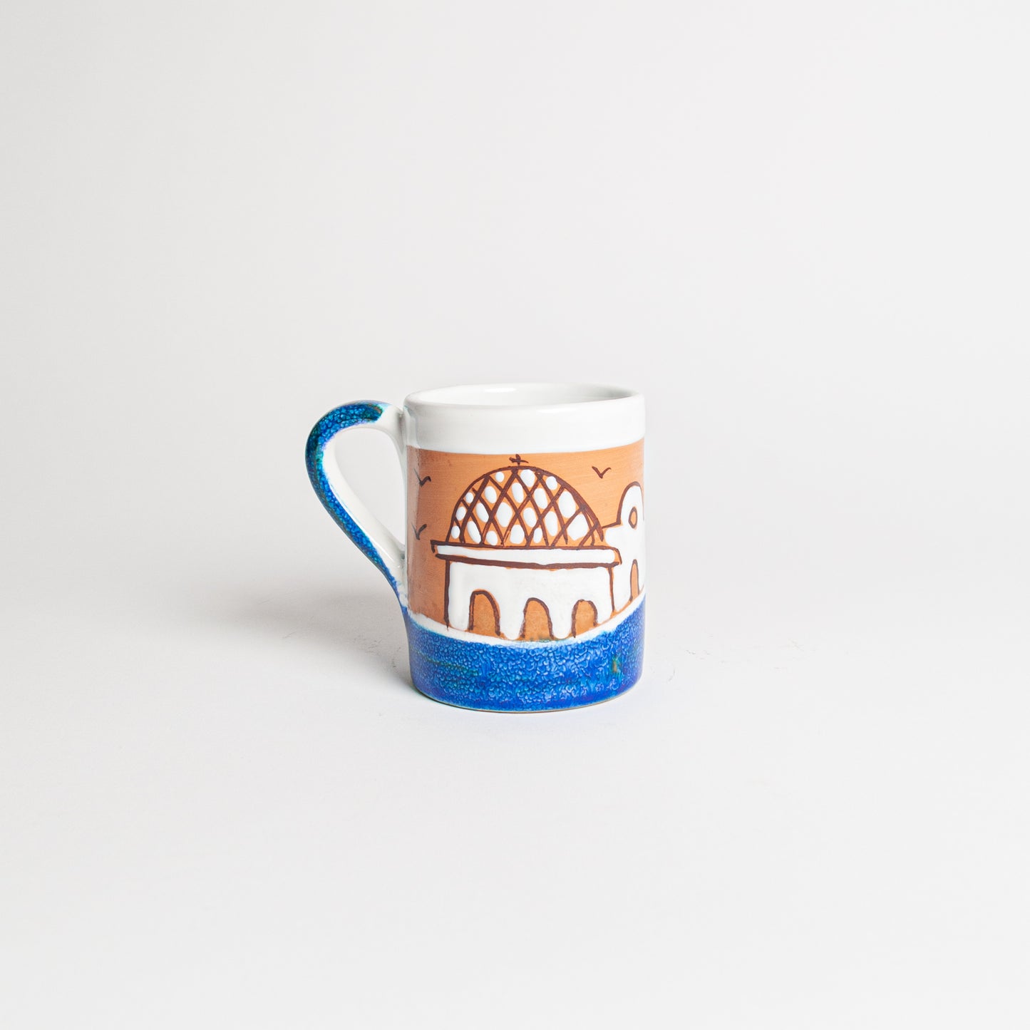 Mug casette blu/cotto
