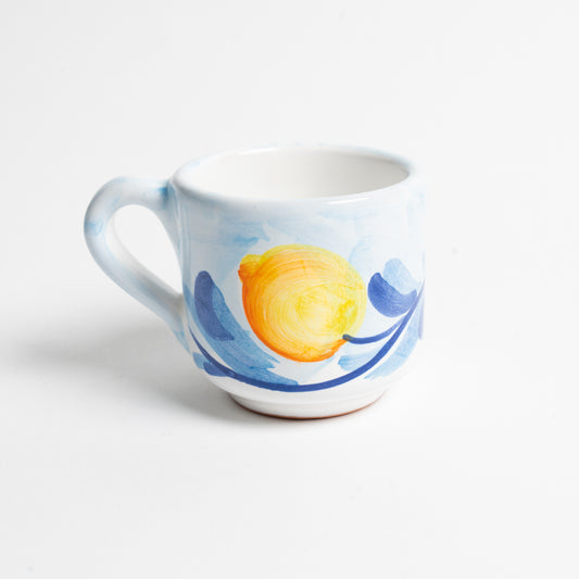 Tazzina caffè decoro limone 2