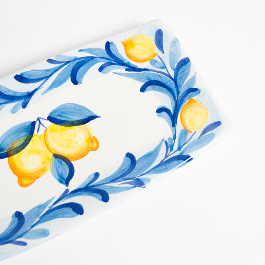Piatto sushi decoro limone 2