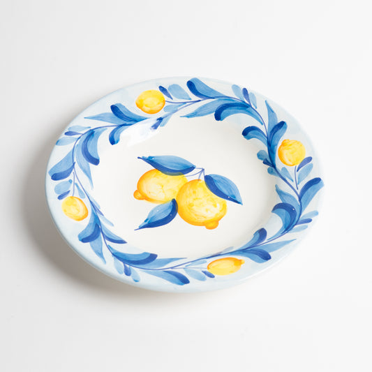 Piatto fondo decoro limone 2