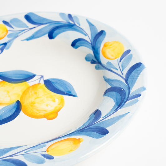 Piatto fondo decoro limone 2