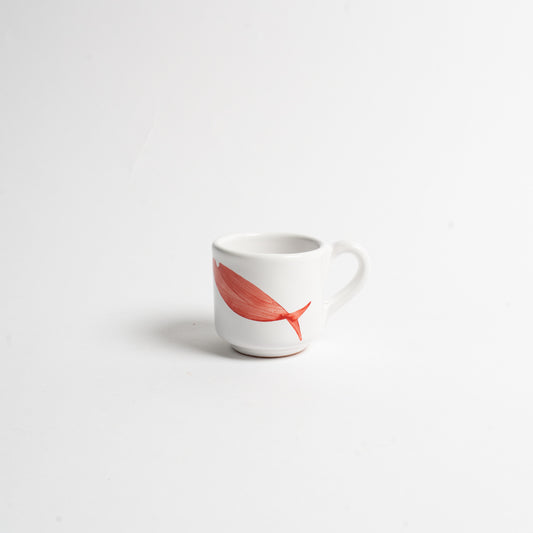 Tazzina caffè girotonno rosso