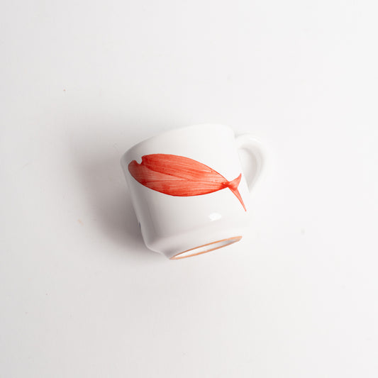 Tazzina caffè girotonno rosso