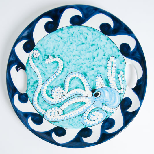 Octopus tray with handle