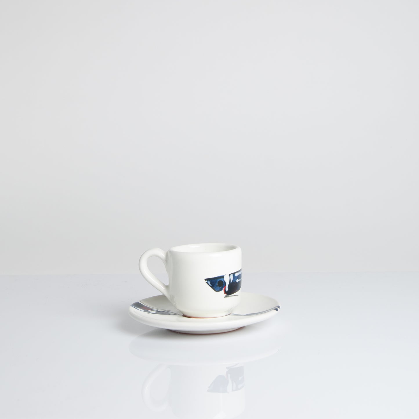 Iscalonga coffee cup with saucer