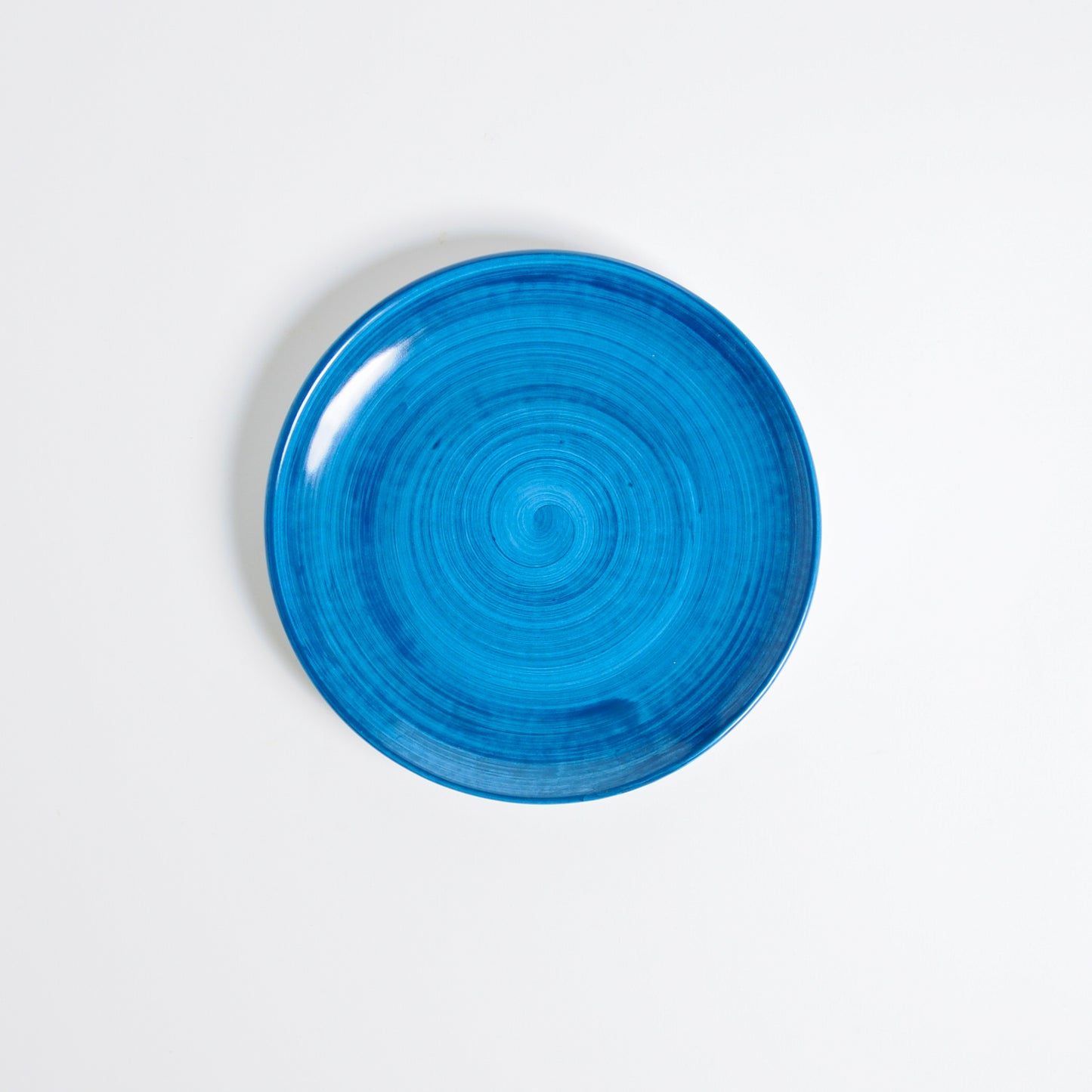 Light blue brushed fruit dish