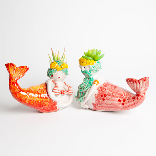 Red couples mermaids